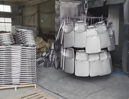 sandblästring av gatubelysning