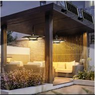 solcellslampa för lusthus